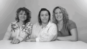 Amandine Thiébaut, Angélique Sorhaindo et Astrid Gans.