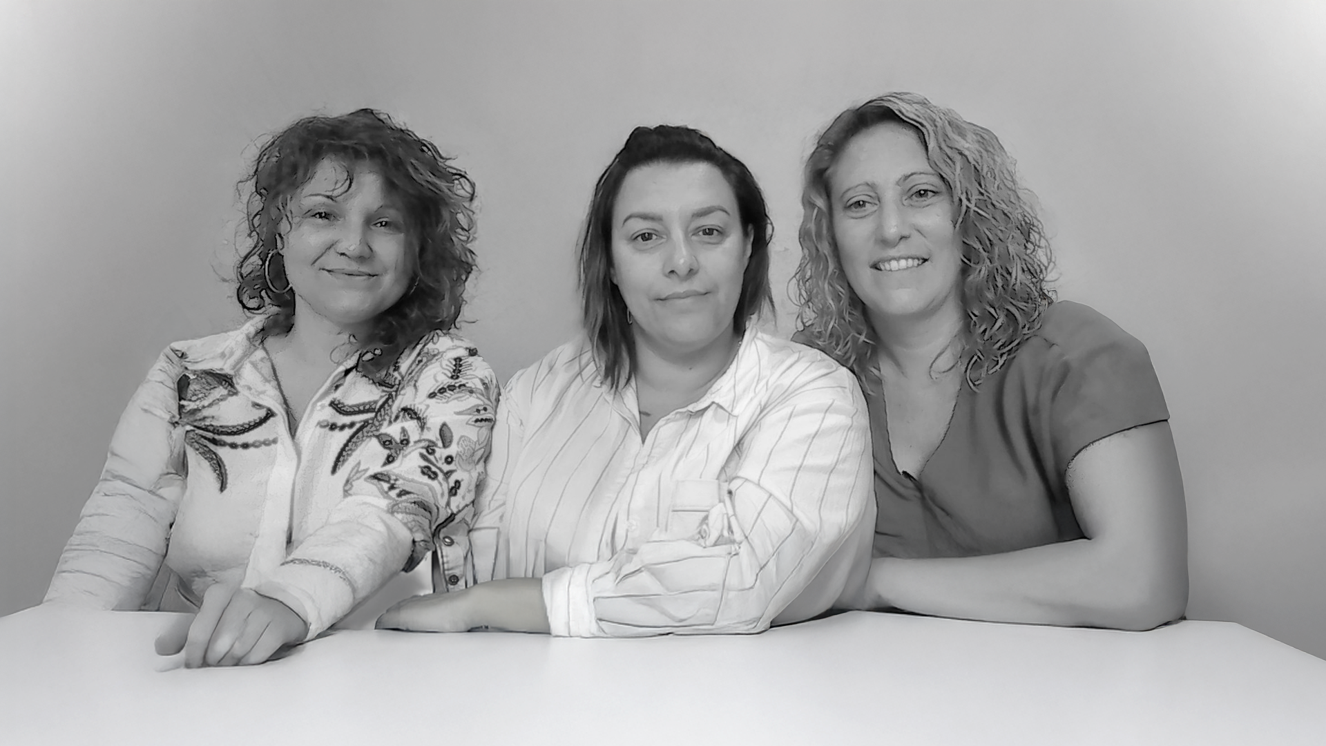 Amandine Thiébaut, Angélique Sorhaindo et Astrid Gans.